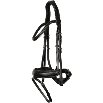 Afbeelding van Harry&#039;s Horse Hoofdstel MM Foramen Free Zwart Cob Agradi.be
