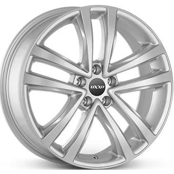 Afbeelding van OXXO 5 gat 18duim 112mm lichtmetalen Velg BRAVE briljant zilver geschilderd OX16 801830 B3 07