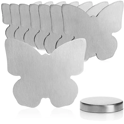 Afbeelding van COM FOUR® 8 x tafelkleedgewichten tafelkleedgewicht van roestvrij staal magneetklem voor tafelkleed ca. 60 g