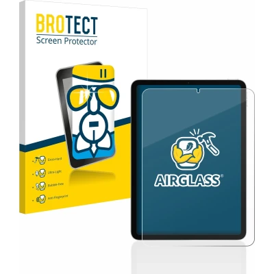 Afbeelding van BROTECT AirGlass kogelwerende glasfolie (1 Stuk, iPad Air 2020 (4e generatie)), Tablet beschermfolie