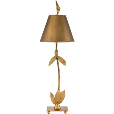 Afbeelding van Flambeau LED Tafellamp Red Bell 1X E27 Max 60W Gold Leaf