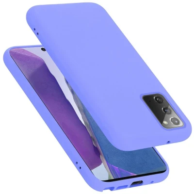 Afbeelding van Cadorabo Hoesje geschikt voor Samsung Galaxy NOTE 20 in LIQUID LICHT PAARS Beschermhoes gemaakt van flexibel TPU silicone Case Cover