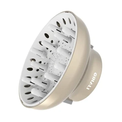 Afbeelding van GIHALI Universele diffuser voor krullend en golvend haar, accessoires haardroger, 4,4 6,6 cm, robuuste portemonnee, anti kroes (goud)