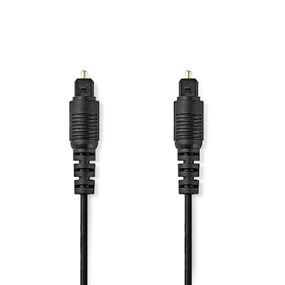 Afbeelding van Nedis Cabw25000At50 Optische Audiokabel Toslink Male 5.00 M Rond Pvc Antraciet Doos