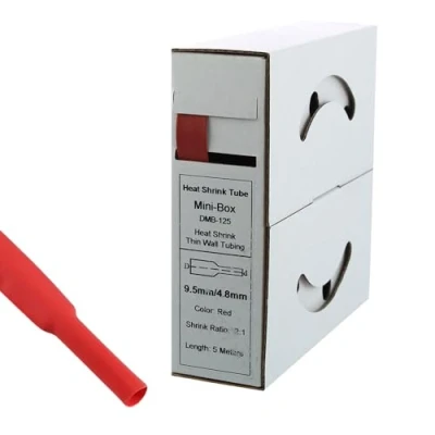Afbeelding van Offgridtec 5 m krimpkous 9,5 mm &gt; 4,8 mm, rood