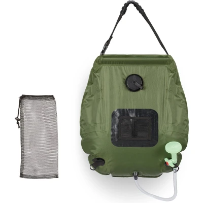 Afbeelding van Relaxdays douchezak camping 20 liter solar campingdouche buitendouche waterzak