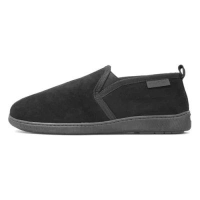 Afbeelding van Hush Puppies Arnold herenpantoffels, zwart.