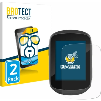 Afbeelding van BROTECT Screenprotector voor Garmin Edge 130 Plus Folie Beschermfolie transparant (2 Stuks)