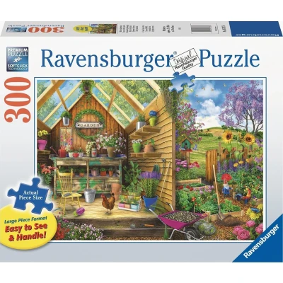Afbeelding van Legpuzzel Blik in het Tuinhuis, 300st.