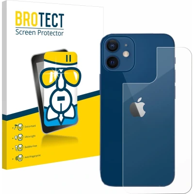 Afbeelding van BROTECT Screenprotector voor Apple iPhone 12 / Pro (Achterkant) Folie Beschermfolie Beschermglas transparant