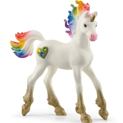 Afbeelding van Schleich bayala eenhoorn veulen regenboog 8,5 cm
