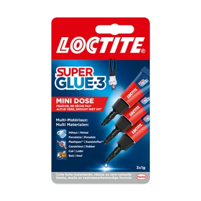 Image de SUPERGLU SUPER GLUE COL LIQUID SPG 3X1G