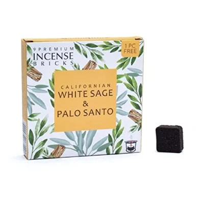 Afbeelding van Aromafume witte salie palo santo wierookblokjes