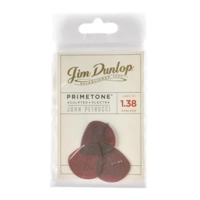 Afbeelding van Jim Dunlop John Petrucci Plectrum Primetone Jazz III Rood 1.38 mm