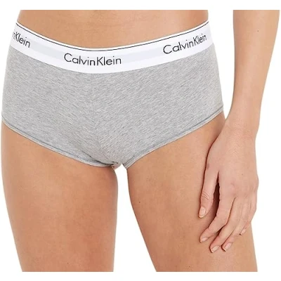Image de Calvin Klein Shorty pour Femme, Gris (Grey Heather), XL