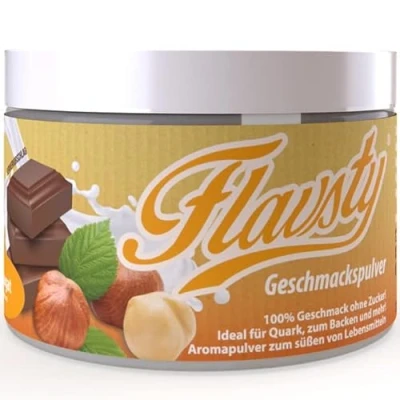 Afbeelding van Flavsty® smaakpoeder nougat veganistisch zonder suiker aromapoeder