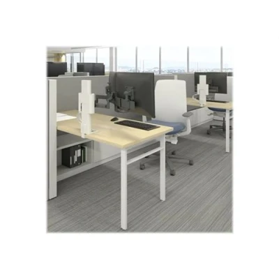 Image de Ergotron TRACE Kit de montage (poignée, base, colonne levage, bras d&#039;extension, arc, 2 pivots coulissants, pince bureau pièces) Technologie force constante pour écrans LCD blanc Taille d&#039;écran : jusqu&#039;à 27 pouces