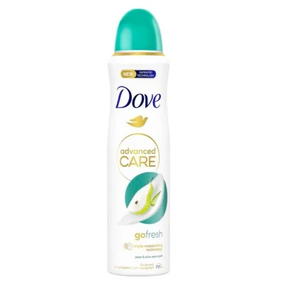 Afbeelding van Dove Go Advanced Care Fresh Pear &amp; Aloë Vera Deodorant Spray 150ML