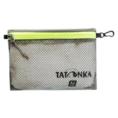 Afbeelding van Tatonka Zak met ritssluiting, plat opbergvak en documenten in verschillende maten als set, transparant, waterdicht robuust, zwart, M (20 x 15 cm)