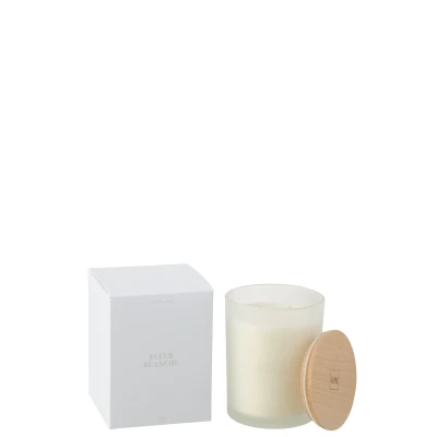 Afbeelding van J Line Geurkaars Accords Essentiels Fleur Blanche 52H