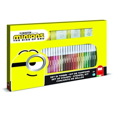 Afbeelding van Minions Kleurset met Stempels, 41dlg.