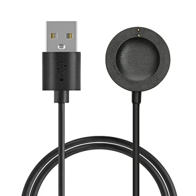 Afbeelding van kwmobile USB oplaadkabel geschikt voor Michael Kors GEN 6 / 5e 5 4 Watch kabel Laadkabel smartwatch in zwart