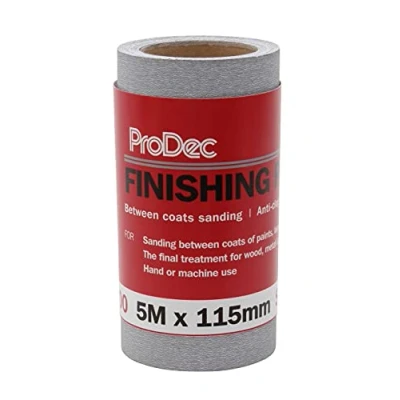 Afbeelding van ProDec Schuurpapierrol korrel 400 voor schuren tussen lagen en van auto&#039;s 5 m x 115 mm