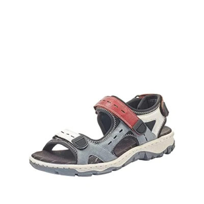 Afbeelding van Rieker 68872 13 open sleehaksandalen voor dames,