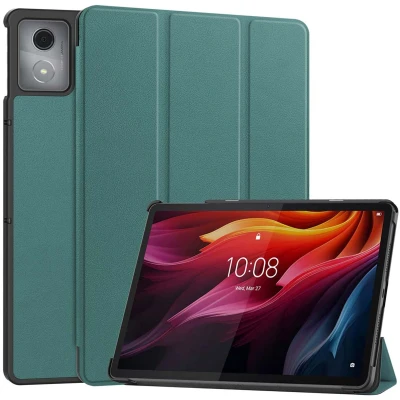 Afbeelding van imoshion Trifold Bookcase voor de Lenovo Tab K11 Plus Donkergroen