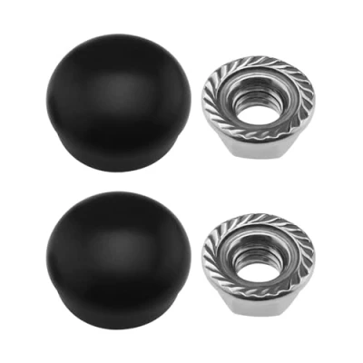 Afbeelding van EMSea 2 stuks ruitenwisserarm moerdoppen voorzijde 1J0955205A/133955435/955203005 compatibel met VW Transporter T4 T5 T6