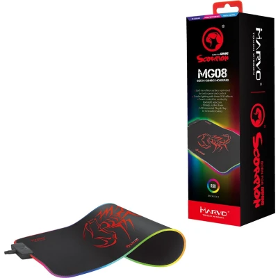 Afbeelding van Gaming Mouse Mat Scorpion MG08 LED Black