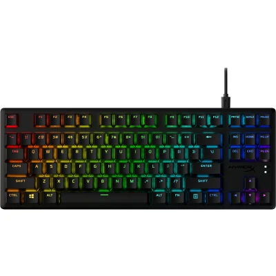Afbeelding van HyperX Alloy Origins Core PBT HX Red Lineair Mechanisch Gaming Toetsenbord US QWERTY