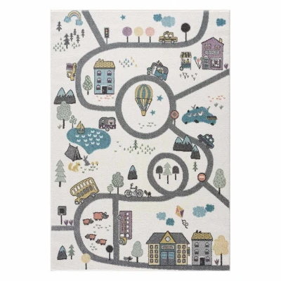 Afbeelding van Vloerkleed Laagpolig Anime Kids Creme 80x150 cm