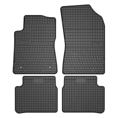 Afbeelding van FROGUM 547549 Vloermatset Rubber voor en achter 4 Zwart Op maat gemaakt