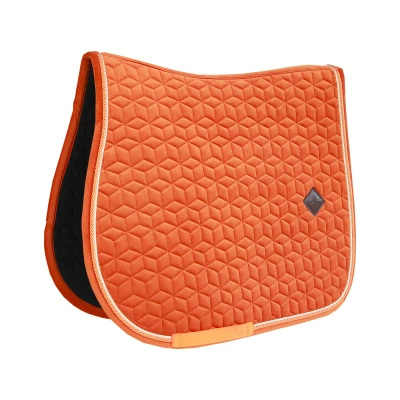 Image de Kentucky Tapis de Selle velours Saut Orange