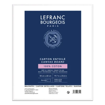 Image de Lefranc Bourgeois Louvre carton entoilé 50 x 60 cm