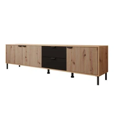 Afbeelding van Meubella TV Meubel Malaika Eiken 208 cm