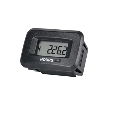 Afbeelding van Yooreal AC DC 5 277 V digitale voedingsurenteller, onderhoudsurenteller, initiële urenconfiguratie, werkt op verschillende ZTR grasmaaiertractoren