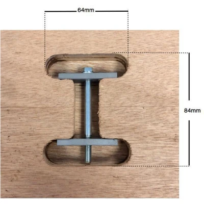Afbeelding van Wovar Freesmal voor Werkbladverbinder M6x70 mm Per Stuk