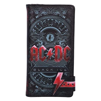 Afbeelding van Nemesis Now ACDC Zwart IJs Portemonnee met Reliëf 18.5cm