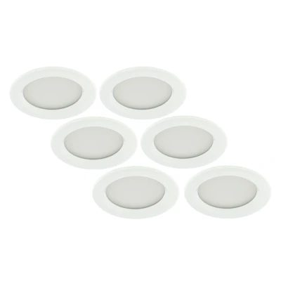 Afbeelding van LED Inbouwspot 3W, Wit, Rond, Waterdicht IP65, Badkamer, 6 Pack