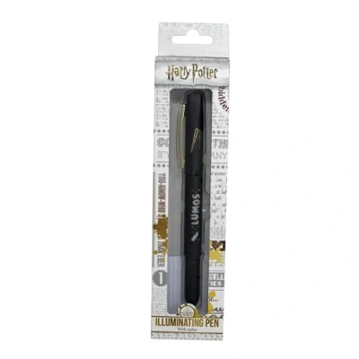 Afbeelding van Harry Potter Illuminatie Pen Junior 15 Cm Zwart/goud