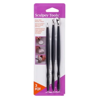 Image de Accessoire Modelage 3 Outils de style et finition Sculpey