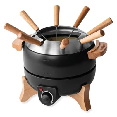 Afbeelding van Boska Elektrische Fondueset Party 2,3L Voor Kaasfondue, Chocoladefondue, Hotpot en Boullionfondue Met temperatuurregelaar