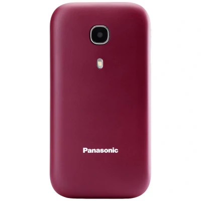 Afbeelding van Panasonic KX TU400 Senioren clamshell telefoon Rood