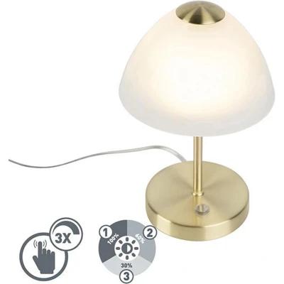 Afbeelding van REALITY QUEEN Tafellamp Messing mat SMD LED Binnenverlichting