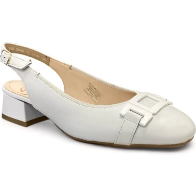 Afbeelding van ara Klassieke pumps, Dames, Maat: 38, Bianco Leer