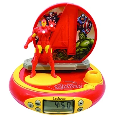Afbeelding van Avengers Wekkerradio met projector en geluidseffecten 3380743070353