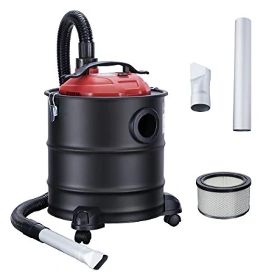 Afbeelding van AREBOS Aszuiger 20 L 1200 W incl. HEPA Filter Geschikt voor barbecue en kachel