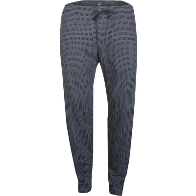 Afbeelding van Schiesser Mix &amp; Relax Pyjamabroek lang 835 Blue maat S (S) Heren Volwassenen 100% katoen 163840